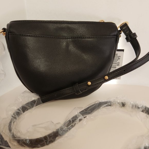 INC International Concepts Kimmi Crossbody Black with Stylish Chain Strap NWT - Picture 5 of 12